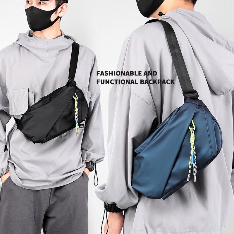 Мужская повседневная сумка-кроссбоди для commuters - На грудь, Посланник, Для езды на велосипеде, Мотоцикле и Спортивный рюкзак