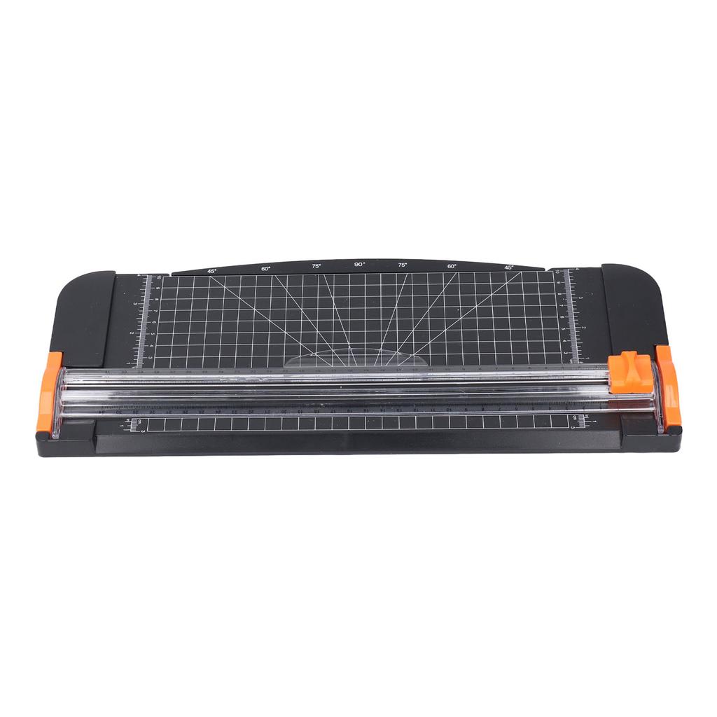 Paper Cutter 12in A4 Office Trimmer Crafting Scrapbooking Tool with Security Guard Side Ruler