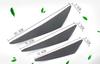 Universal Canard Front Bumper Protectors Set of 6 Aero Guard Lip Guard Spoiler Custom Dress Up Protection Anti-Scratch