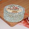 Rhinestones Bridal Jewelry Hand Wrist Bracel Crystal Bracelets Wedding Bangles Five Rows Bangles