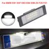 12V Car License Number Plate Lights LED Lamp Automotive Accessories For BMW E87 E81 E64 E86 E89 F20 Serie 1 6 Z Mini Cooper Fiat