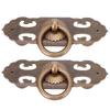 2pcs Durable Cabinet Door Handle With Screws Antique Pull Handle Drawer Pull Handle  Wardrobes