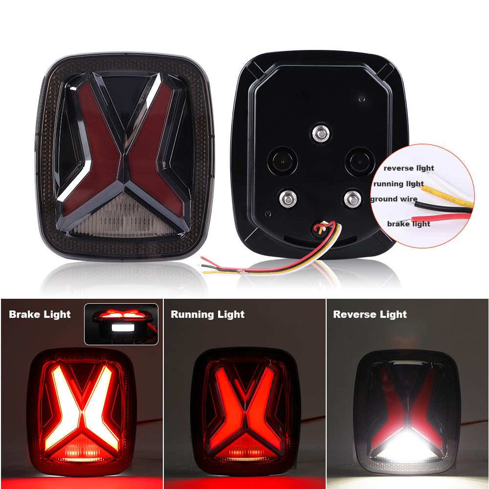 Loyo Новейшие 12V Задние фонари LED Задний фонарь Стоп-сигнал Габаритный огонь Ходовой огонь Стоп-сигнал для Jeep Wrangler TJ TJ CJ YJ