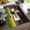 Messi Customize Your Name Floor Mat Perfect for Living Rooms Bedrooms Dining Room Entryway Anti-slip Rug Anime Office Decor Spiritual Gift
