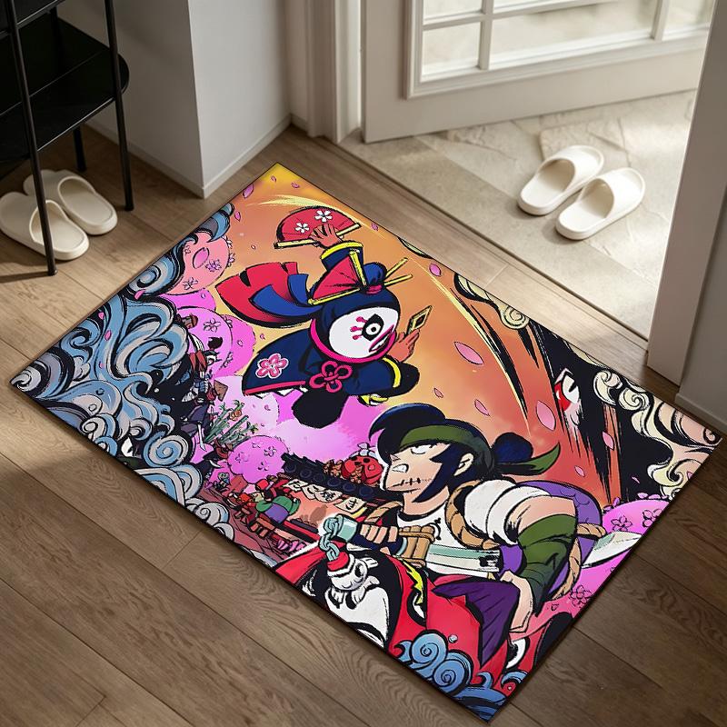 Brawl Heros A rug suitable for office chair areas living rooms and computer desks perfect for home offices and an ideal holiday gift