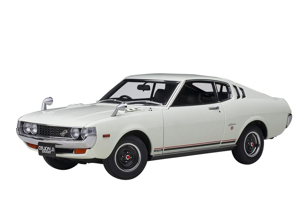 AUTOart Toyota Celica Liftback 2000GT 1973 White Finished Product 1/18 (RA25)