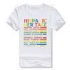 Hispanic Heritage Month National Latino Countries Flag T-Shirt Letters Printed Graphic Tee Top La Herencia Hispana Women Clothes
