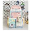 School Bag New High-value College Style Fresh and Sweet Backpack Contrasting Color Splicing Junior High School Backpack