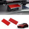 Hcilloend Carbon Fiber Vanity Mirror Car Mirror Decorative Covers for New Mazda Roadster RF ND Series Easy Decorative Interior Custom Set of 2 Panels,