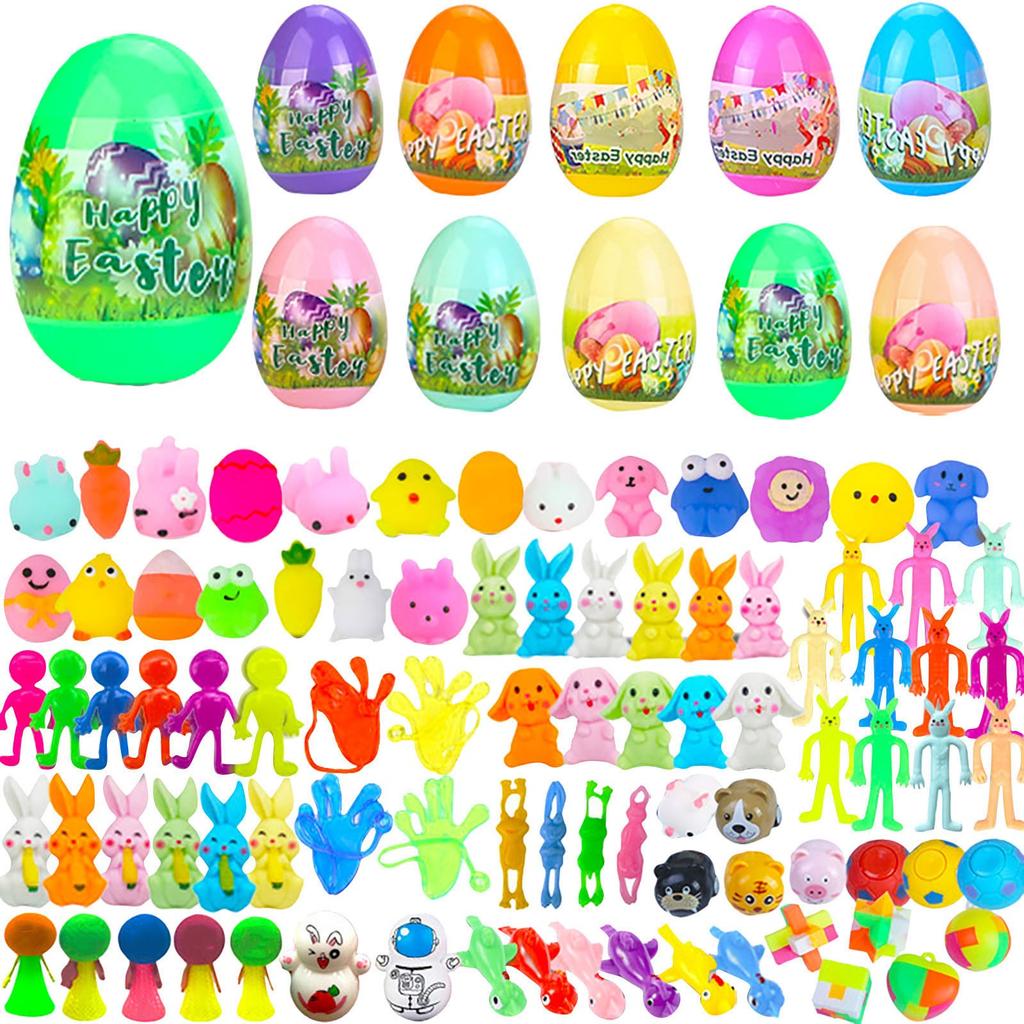 Easter Bunny Open Eggs. Easter Egg Party Blind Boxes. Children's Easter Egg Smashing Creative Stress Relief Toys.Random Shipment