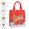 Сумки многоразовые сумки-тоут с узорами Санта-Клауса и снеговика для праздничного украшения вечеринки