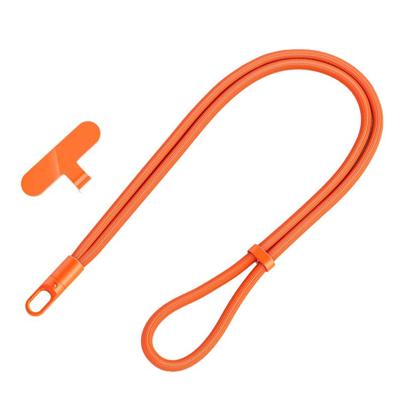 Adjustable Polyester Clip Cell Phone Lanyard Popular Trending Mobile Phone Strap Anti-lost Crossbody Colorful Long 30cm CS1
