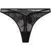 Black Label легкие сексуальные кружевные хлопковые стринги нижнее белье женское нижнее белье Space-Black QF7753