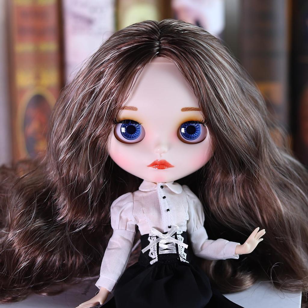 ICY Fortune Days 30cm Doll Body Only, Cute Practice Doll BJD with 4-Color Eye Changes, Wig Change, and Hand Changes
