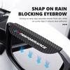 AAAPO1 2pcs Car Rear View Mirror Shield Guard Rain Eyebrow Shade Cover For BMW 1 3 5 7 Series M Performance M M3 M5 X1 X2 X3 X4 X5
