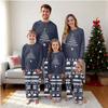 Christmas Prints Family Matching Long Sleeve Tops+Pants Set Family Matching Sets