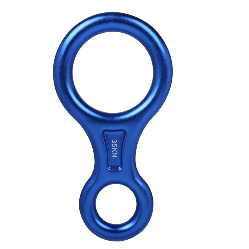 Устройство контроля спуска 8-образного спуска для скалолазания на открытом воздухе для скалолазания