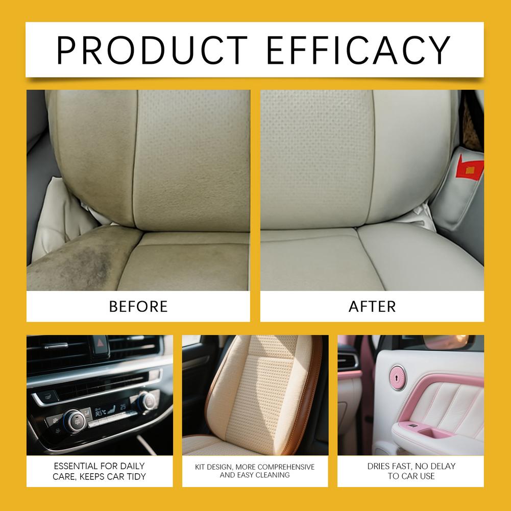 4-In-1 Multi-Enzyme Foam Cleaner All-Purpose Deep Cleaning Spray For Car Interior Kitchen Grease Bathroom Tiles Sofa Upholstery