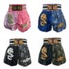 Thai Kick Boxing Muay Thai Shorts Fight Boxer MMA Training Martial Art Satin 2