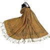 Ethnic Style Sunscreen Shawl Tassels Cashmere Scarf Casual Paisley Shawl  Outdoor