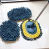 Star Moon Kitchen Chenille Dust & Water Absorbing Mop for Small Spaces, Bathroom Tiles, and Car Washes