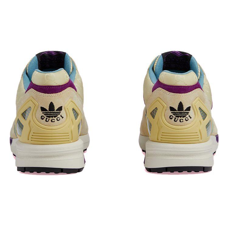 Gucci X Adidas Originals ZX 8000 GG Кроссовки с монограммой Бежевые 721936 AAA9C 9341