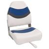 2 Piece Folding Boat Seat Set with High Backrest