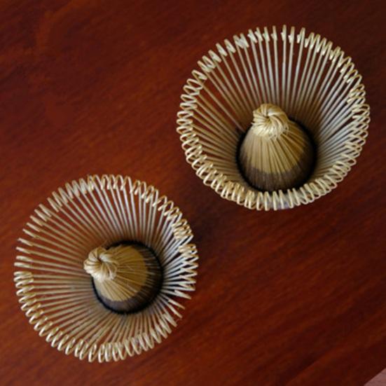 Бамбуковый венчик для матча, 100 зубцов, ручная работа, кисть Часен для зеленого чая Матча, нет