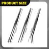 3 Pieces Kitchen Tweezers Tongs, Multipurpose, Food Chef for Toast Grill