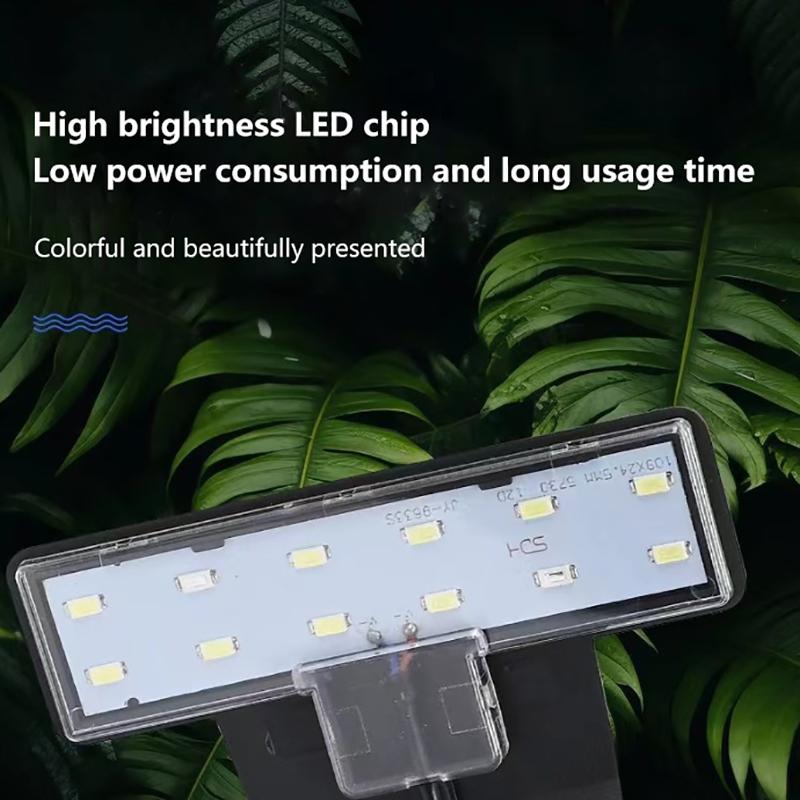 Новая светодиодная водонепроницаемая аквариумная лампа для аквариума, для выращивания водных растений, на клипсе