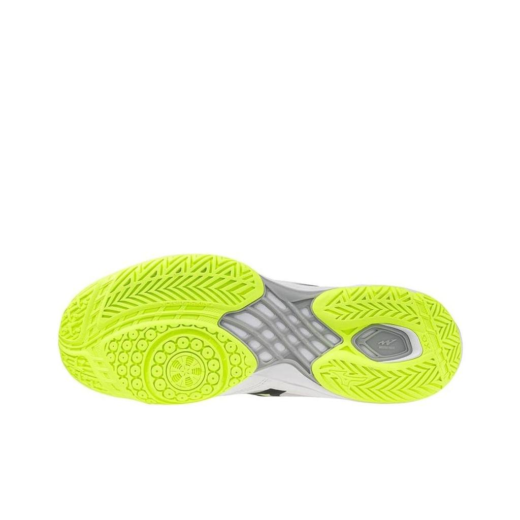 Mizuno Кроссовки Wave Claw Neo 3 Wide White Neo Lime Lavender унисекс 71GA247312
