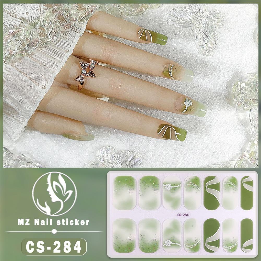 Новая водостойкая запекаемая гелевая пленка для ногтей, полная наклейка, новогодняя пленка для нейл-арта, бумажная пленка для ногтей, бумажный патч