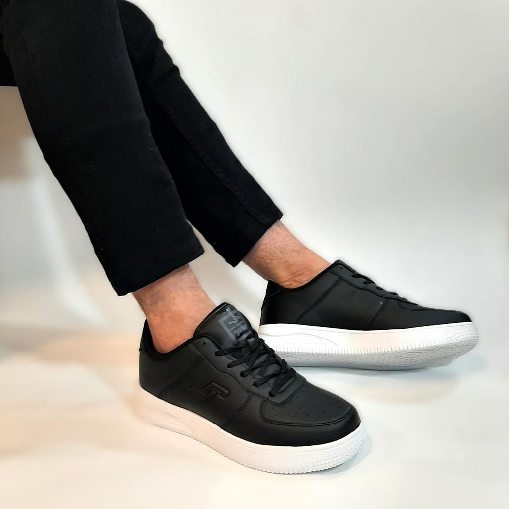 Jump 21516-22233 Черно-белые легкие удобные спортивные туфли с эффектом памяти