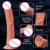 Мягкий реалистичный толстый огромный фаллоимитатор для геев и взрослых, секс-игрушка для женщин, присоска, большой член, анальная пробка, вагинальные мастурбаторы, силиконовый пенис