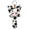 Long Tail Plush Cat Keychain Hanging Decoration Bag Charms Delicate Cat Plush Toy  Bag