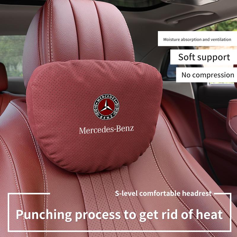 Mercedes Benz A B C E S V Class GLB GLC GLE Sprinter Pilot SLK SLC W203 W204 ML Car Headrest Neck Support Seat Soft Neck Pillow