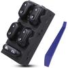 Power Master Window Switch, Compatible with 2004-2008 Ford F150, 2003-2006 Ford Expedition, 2003-2008 Crown Victoria, Lincoln Mark LT, Mercury Grand
