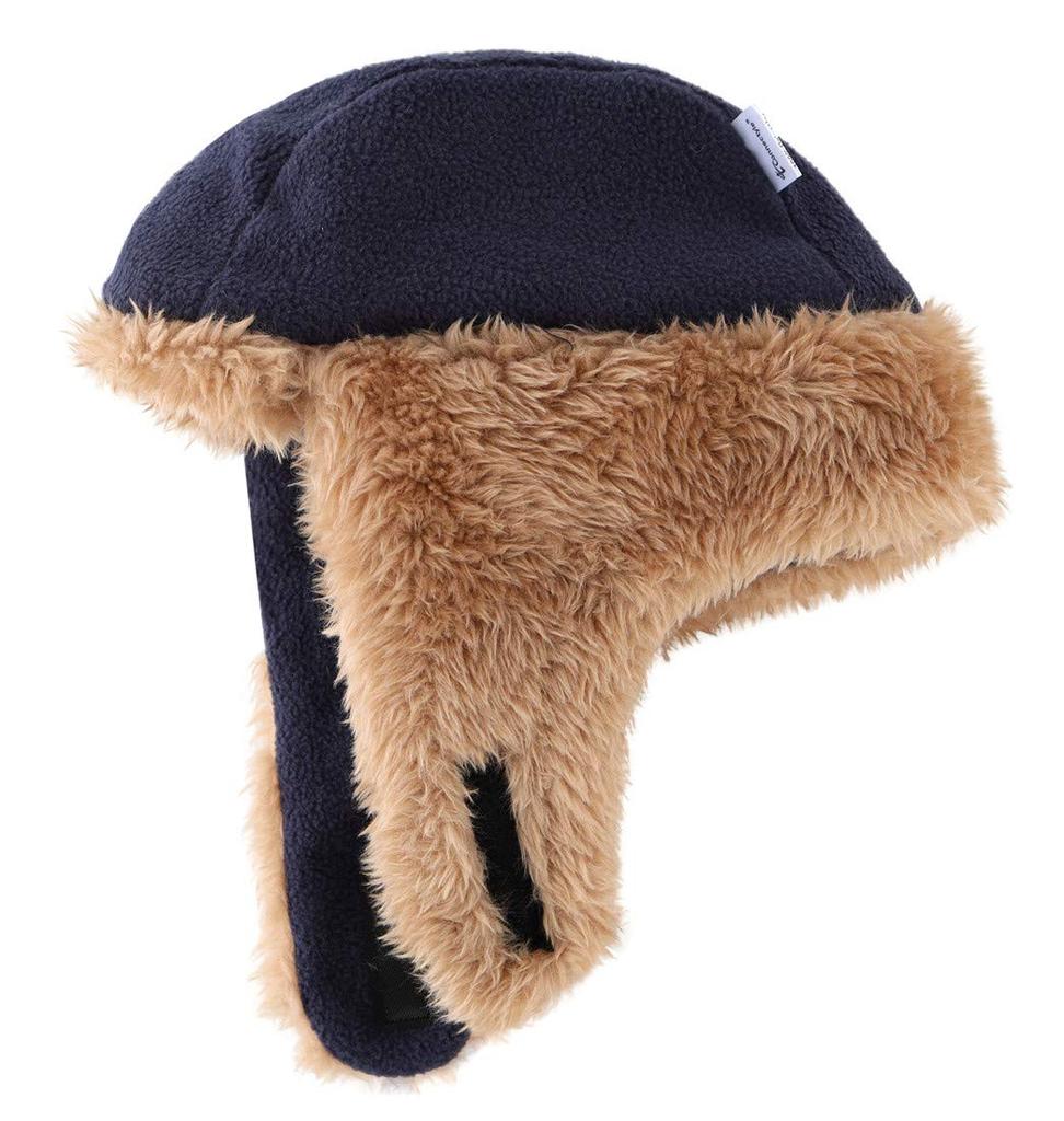 Conectaile Детская Зимняя Теплая Шапка с Ушками для Активного Отдыха и Холодная Шапка-Авиатор для Погоды Темно-синего Цвета, Мальчики, Лыжи,