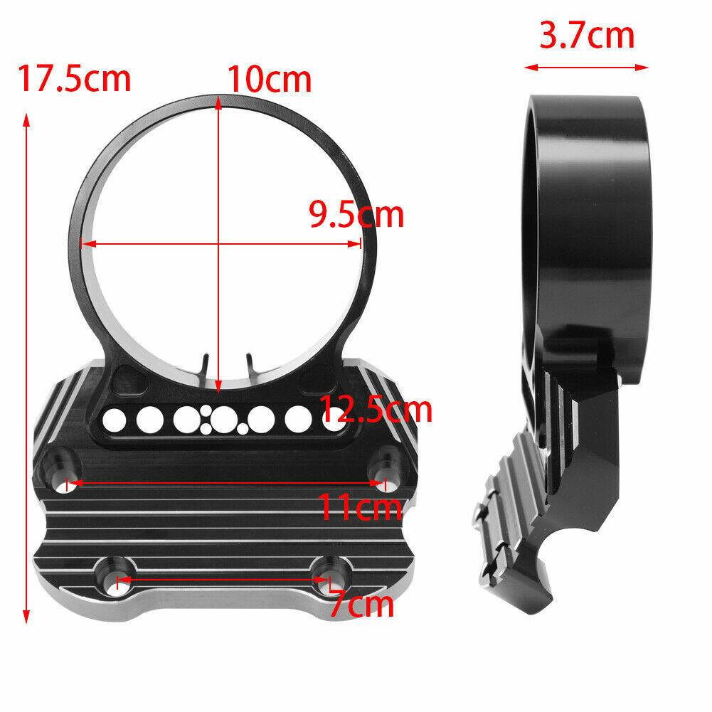 For Harley Sportster Iron XL 883 1200 Custom Motorcycle CNC Cut Side Speedometer Relocation Mount Bracket