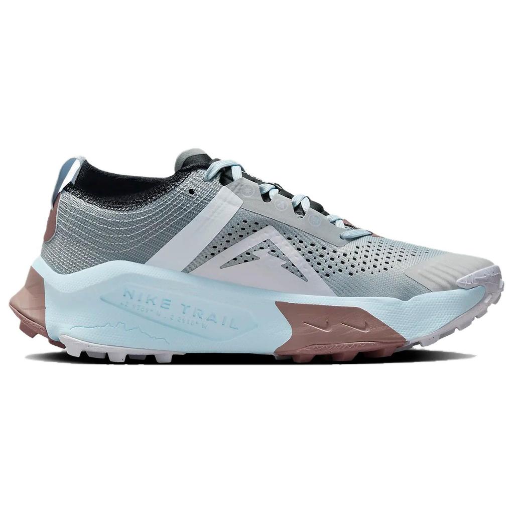 Nike ZoomX Zegama Light Smoke Glacier Blue Женские кроссовки Серые Светло-Дымчато-Серые Черные DH0625-005
