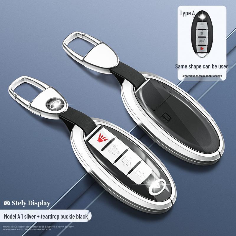 Чехол для ключа Infiniti QX50/QX60/QX70L: Стильный унисекс чехол для пульта с пряжкой