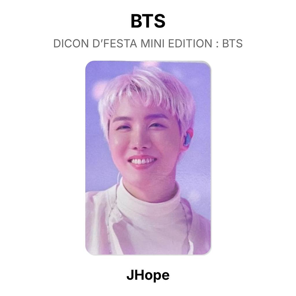 BTS МИНИ-ИЗДАНИЕ DICON D’FESTA : Официальная фотокарточка BTS