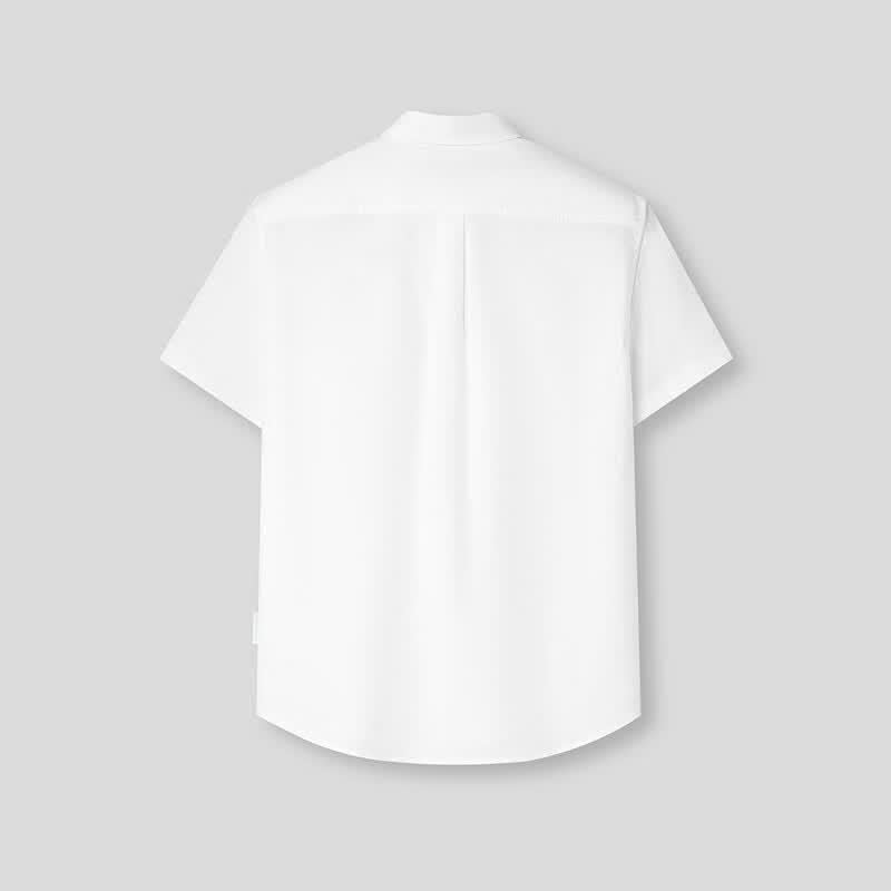 Мужская рубашка HLA из чистого хлопка, с коротким рукавом, в стиле business casual