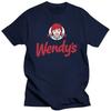 Wendys Fast Food Restaurant Logo Men'S T Shirt Fast Food Logo Men'S Restaurant Wendys O Neck T-shirts Summer Tshirt