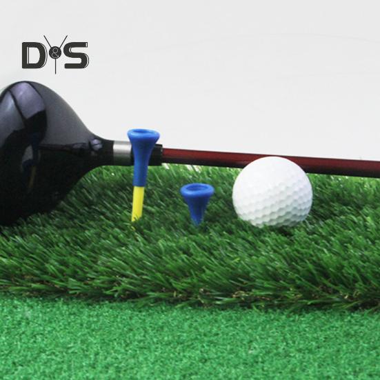 5 шт. футболок для гольфа, небьющиеся пластиковые футболки для гольфа оптом с широким мягким резиновым колпачком, уменьшающим трение, боковое вращение, аксессуары для гольфа для мужчин