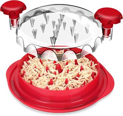 Курица Куриная грудка Приготовление Большой Хлеб Куриная мясорубка для и Поворот Прозрачный Эргономичный Безопасный для посудомоечной машины Измельчитель, Инструмент, Измельчитель, Свинина, Говядина,