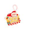 Cartoon Handheld Game Machine Keychain Christmas Quick Push Bubble Game  Children Gifts