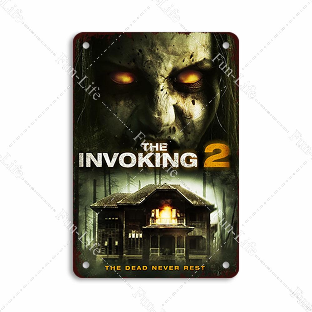 Наклейки на стену из металла с винтажными фильмами ужасов для паба, бара, клуба, дома, настенная табличка в стиле ретро 20x30 см