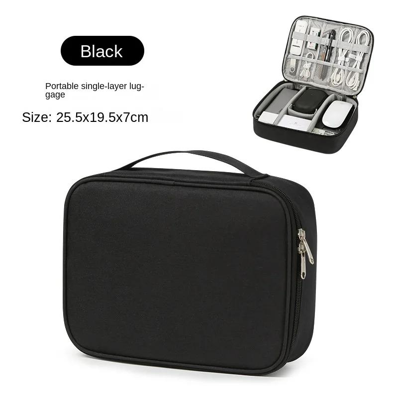Portable USB Data Line Charger Storage Bag Travel Cable Organizer Waterproof Cable Storage Bag Digital Electronic Organizer