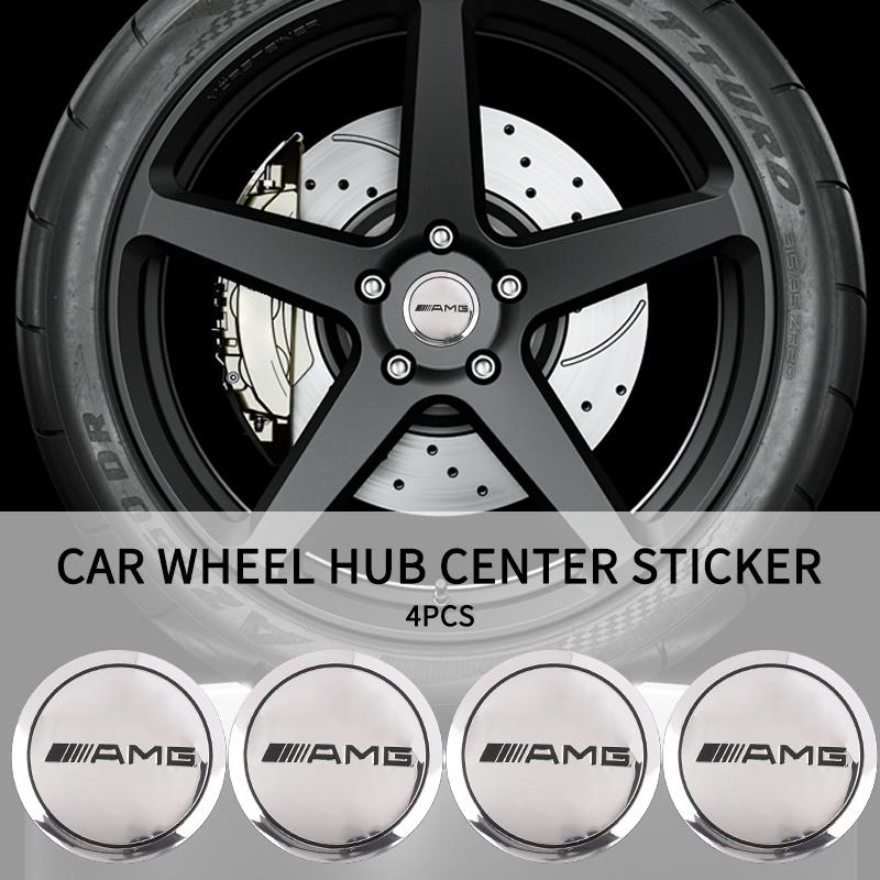 RPO5 4pcs 56MM Car For Mercedes Benz A C E S W177 W176 X166 X167 C257 C218 X253C118 C117 H247 Wheel Center Hub Cap Badge Logo Sticker